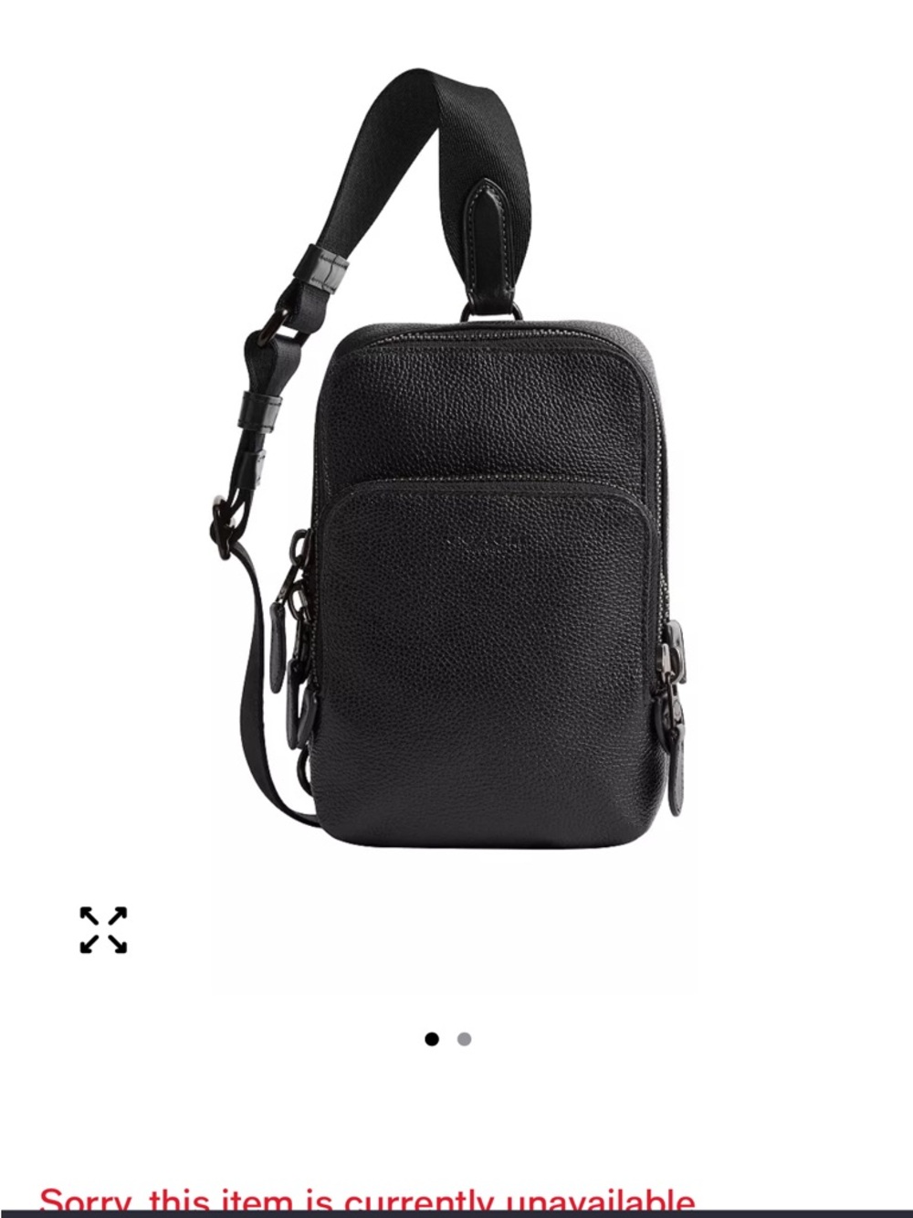 Coach Unisex Gotham Sling Pack 13 Crossbody - Picture 4 of 9